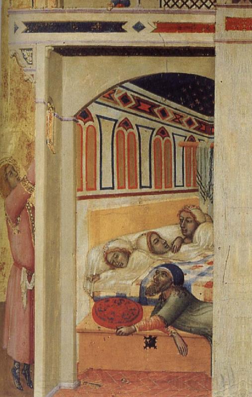 Ambrogio Lorenzetti St. Nikolaus-barmhartighetsgarning Germany oil painting art